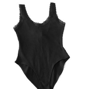 Ribbed Tank Top Bodysuit